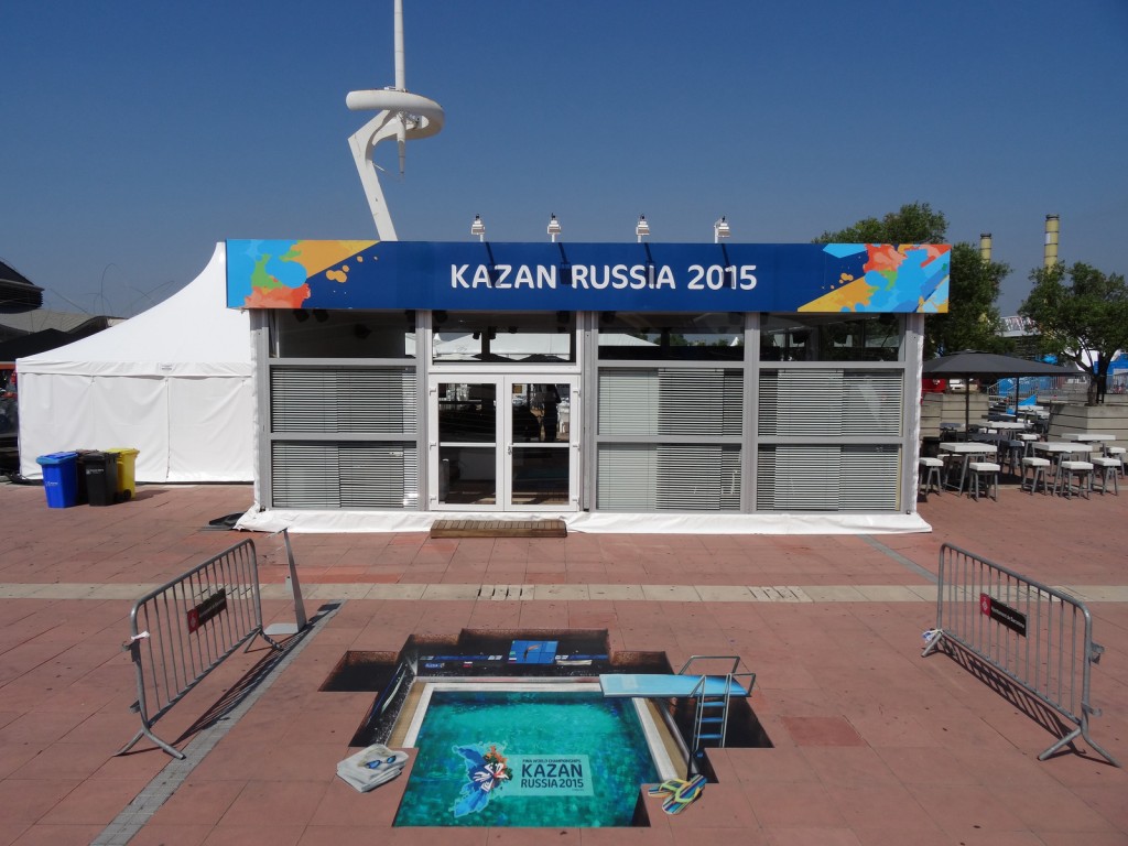 Kazan Russia 2015-Stand in Barcelona