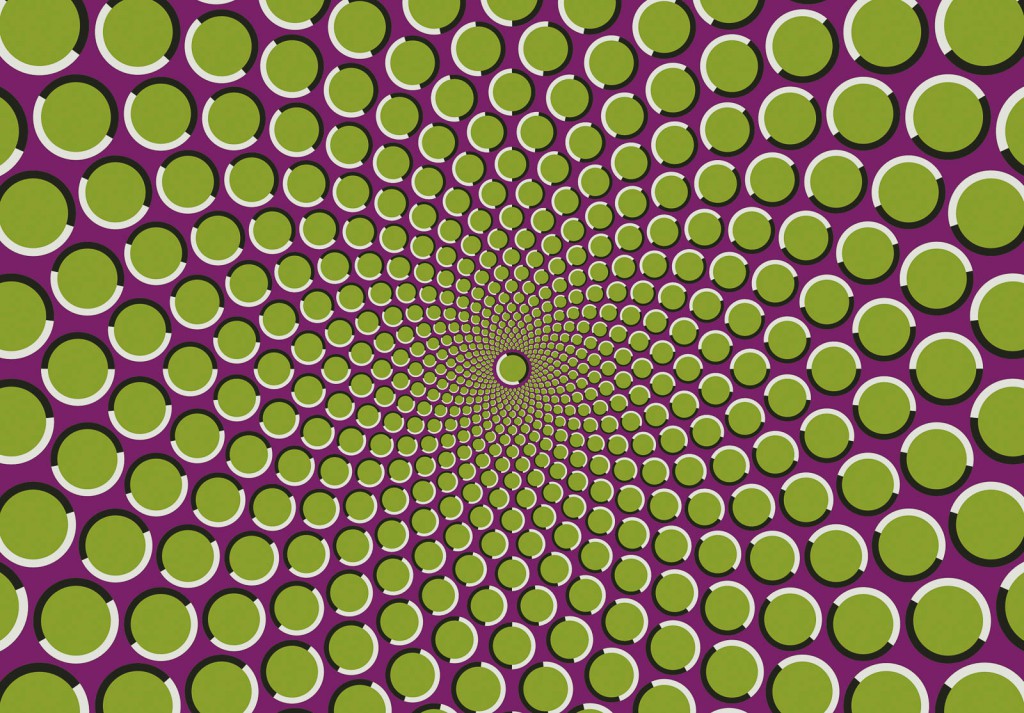 Bewegung durch Illusion