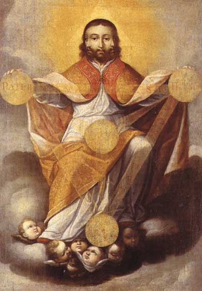 Heilige Dreifaltigkeit von Gregorio Vasquez de Arce y Ceballos