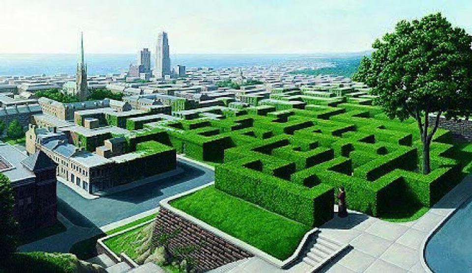 Großstadt oder Labyrinth? Bild: Rob Gonsalves