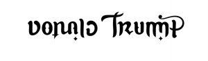 Donald Trump Ambigram