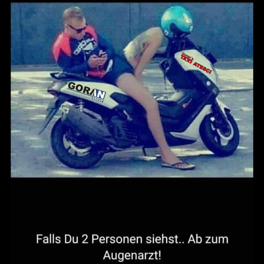 Personen auf Motorrad?