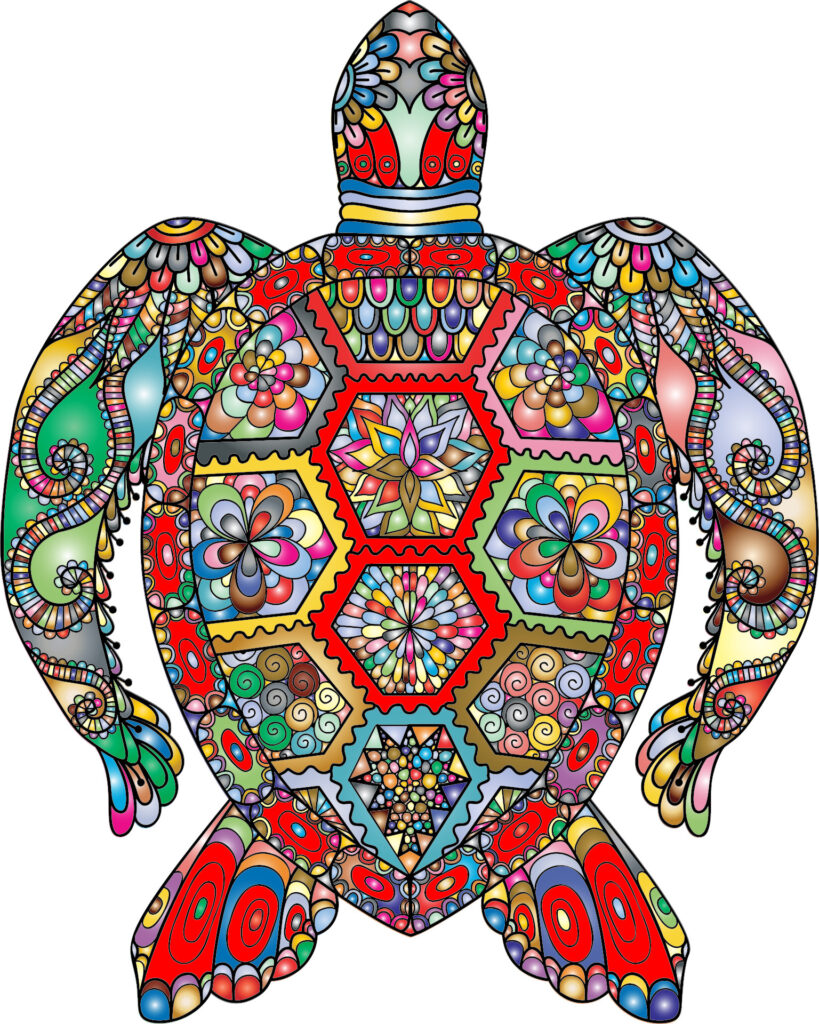 Meditatve Schildkröte