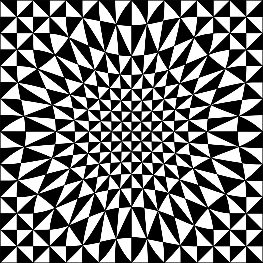 Geometrisches Hypno-Muster