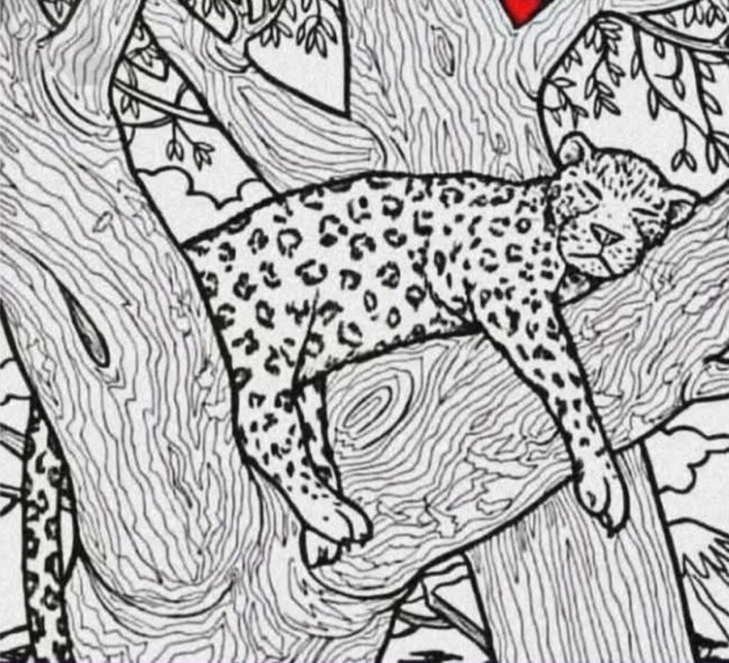 Leopard/Fisch