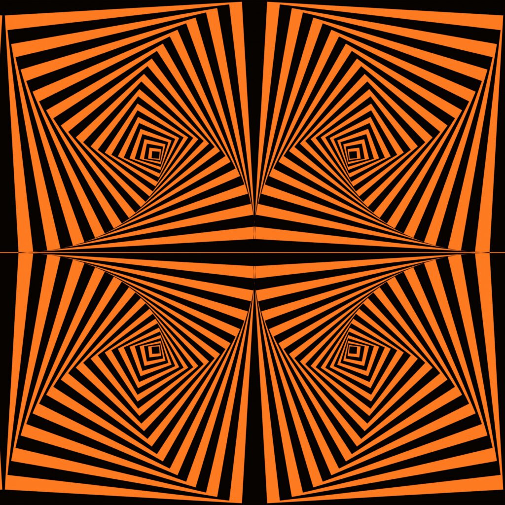 Halloween Retro Pattern Background