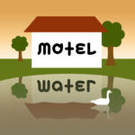 Ambigramm Motel/Water