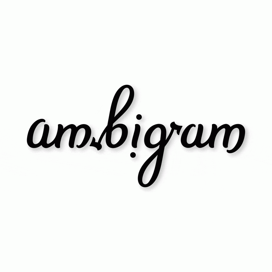 Ambigramm im wahrsten Wortsinne
